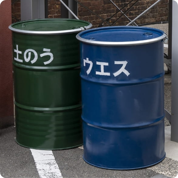 ウエス・土嚢などの保管