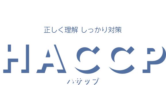 正しく理解　しっかり対策　HACCP