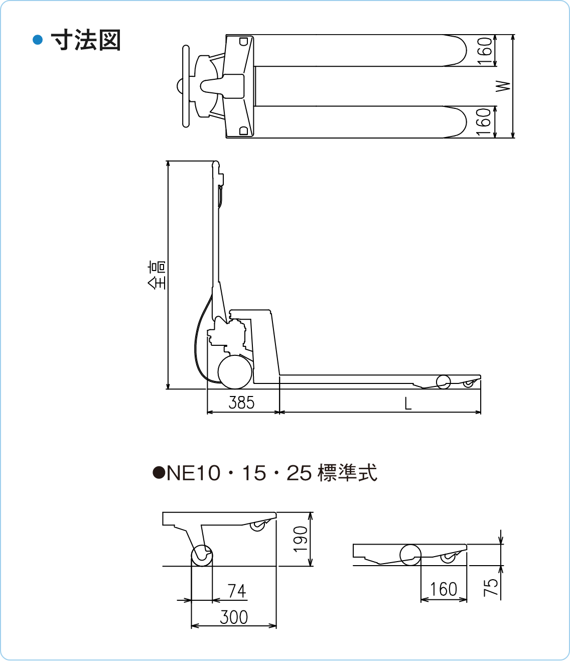 NE 寸法図