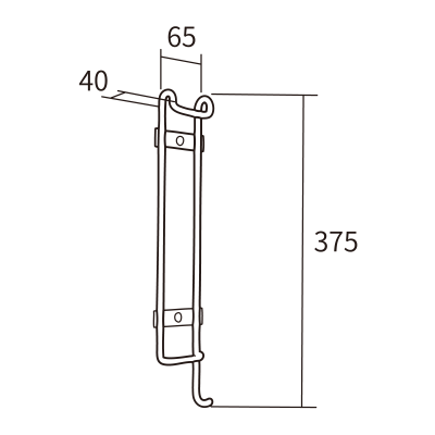 16200　バケット専用ホルダー図面