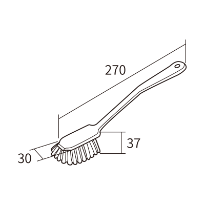 4237　ディッシュブラシ図面