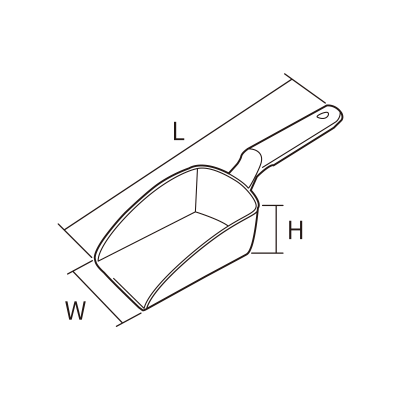 5677　ハンドスコップ(0.5L)図面