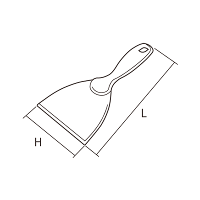 4061　ハンドスクレーパー(100mm)図面