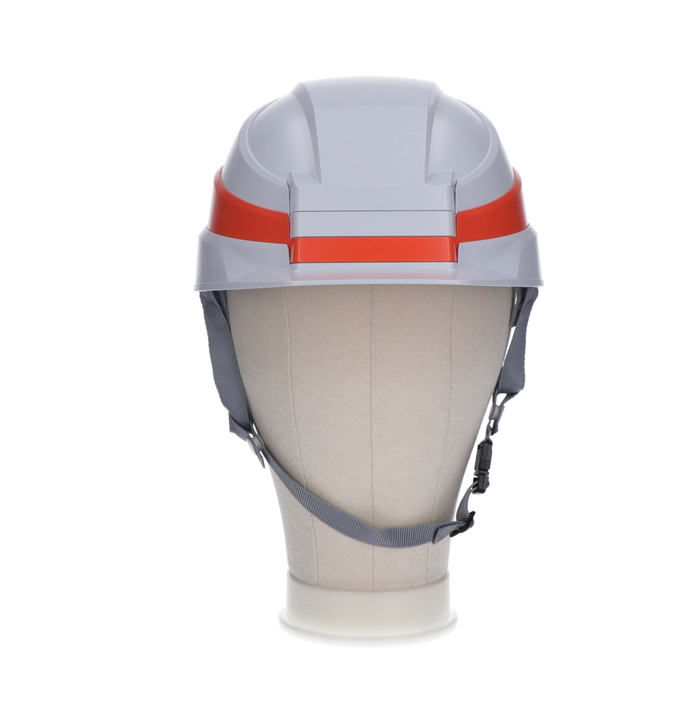 折りたたみヘルメット IZANO2 AA21型HA7-K21式 ホワイト/オレンジライン